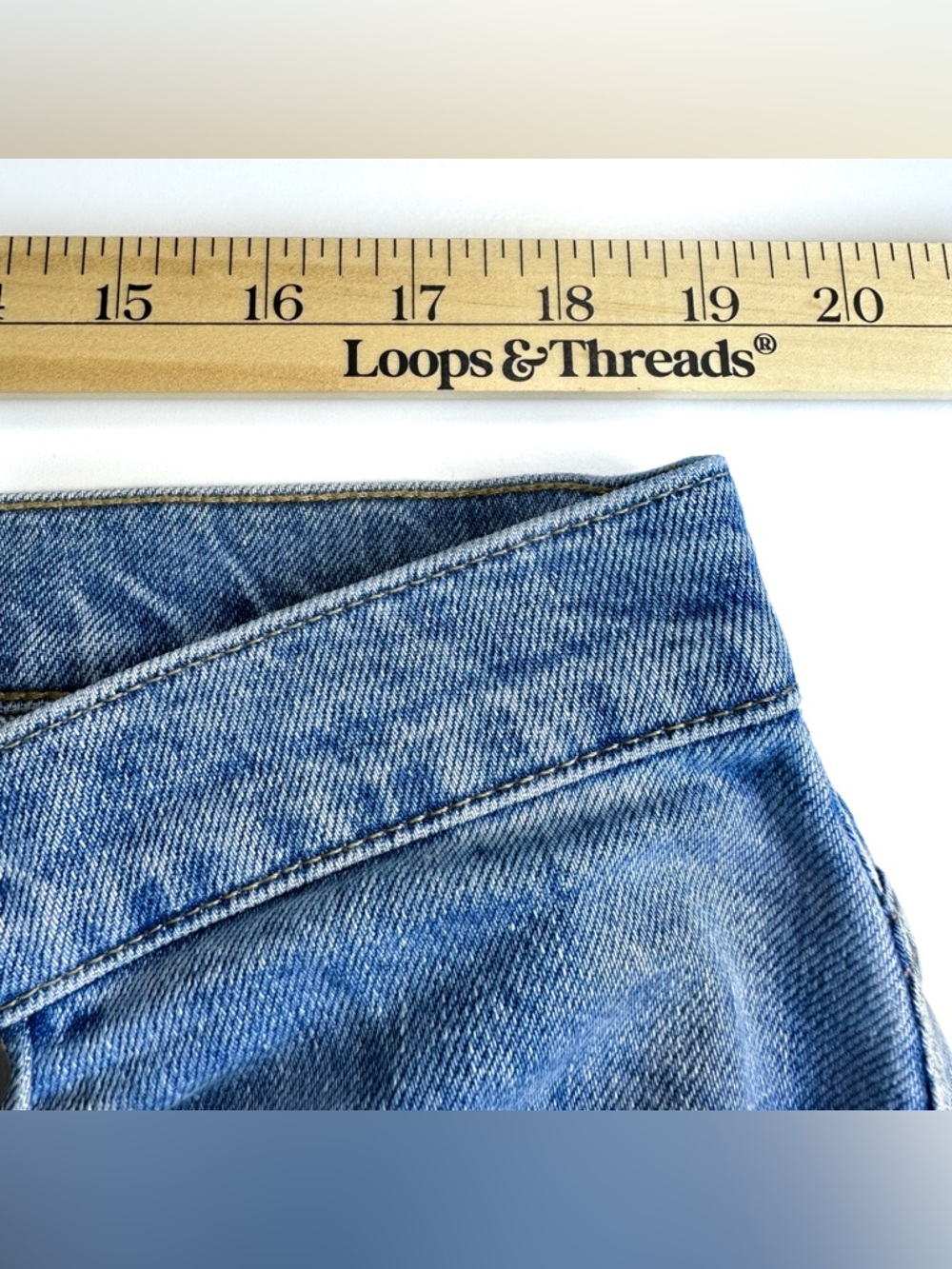 Everlane Way High Straight Leg Jeans Curvy Plus Size 18 High Rise Medium Wash - Picture 8 of 12